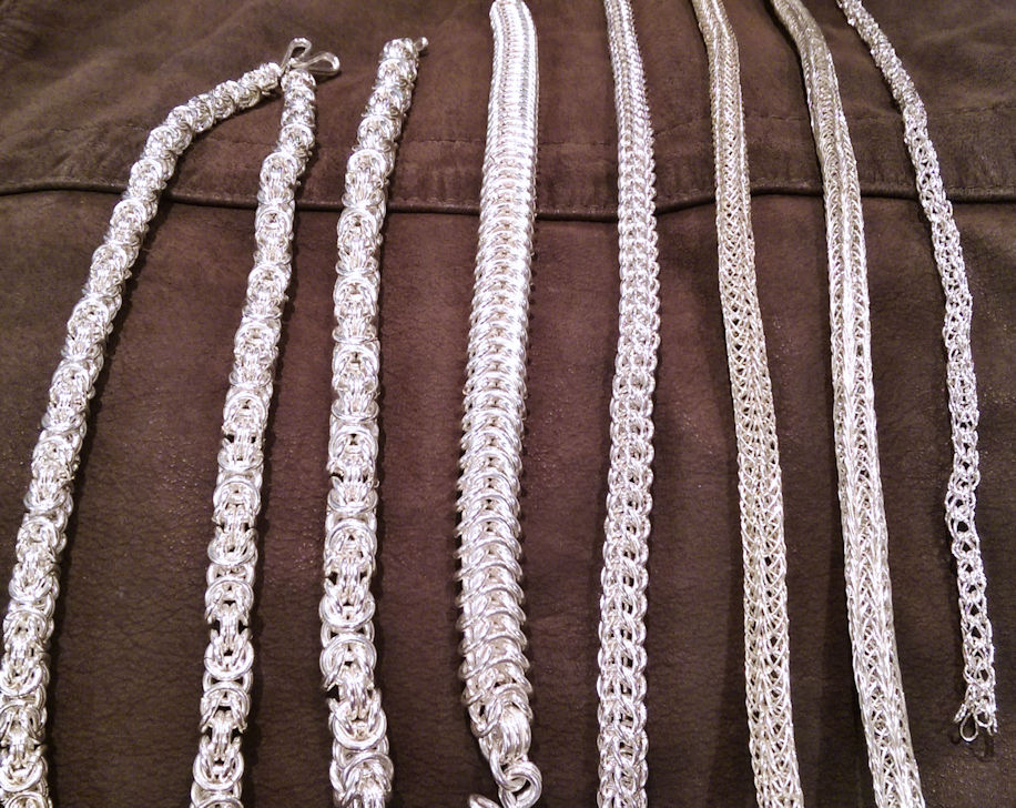 Handmade deals silver chain